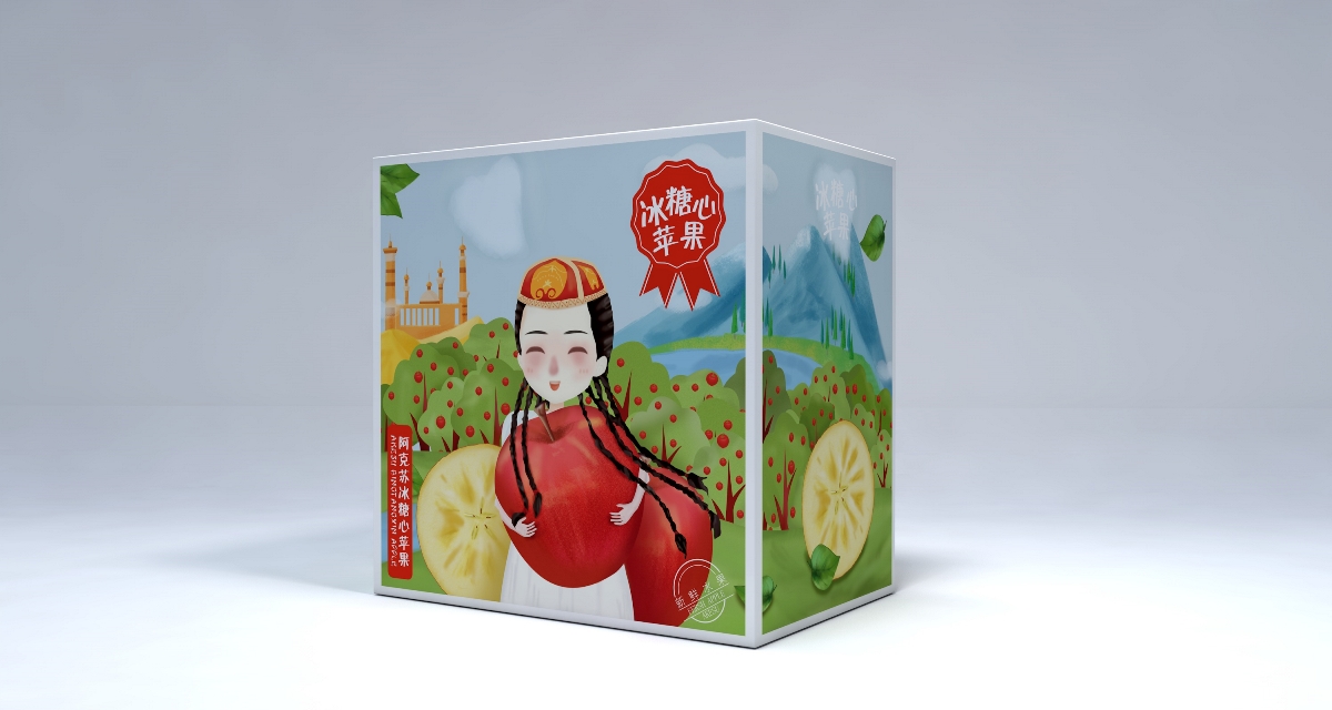 重慶蘋(píng)果紙箱定制-水果包裝箱制作